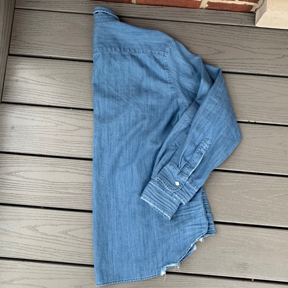 Frank & Eileen Eileen Relaxed Denim Button-Up Shirt - Picture 9 of 12